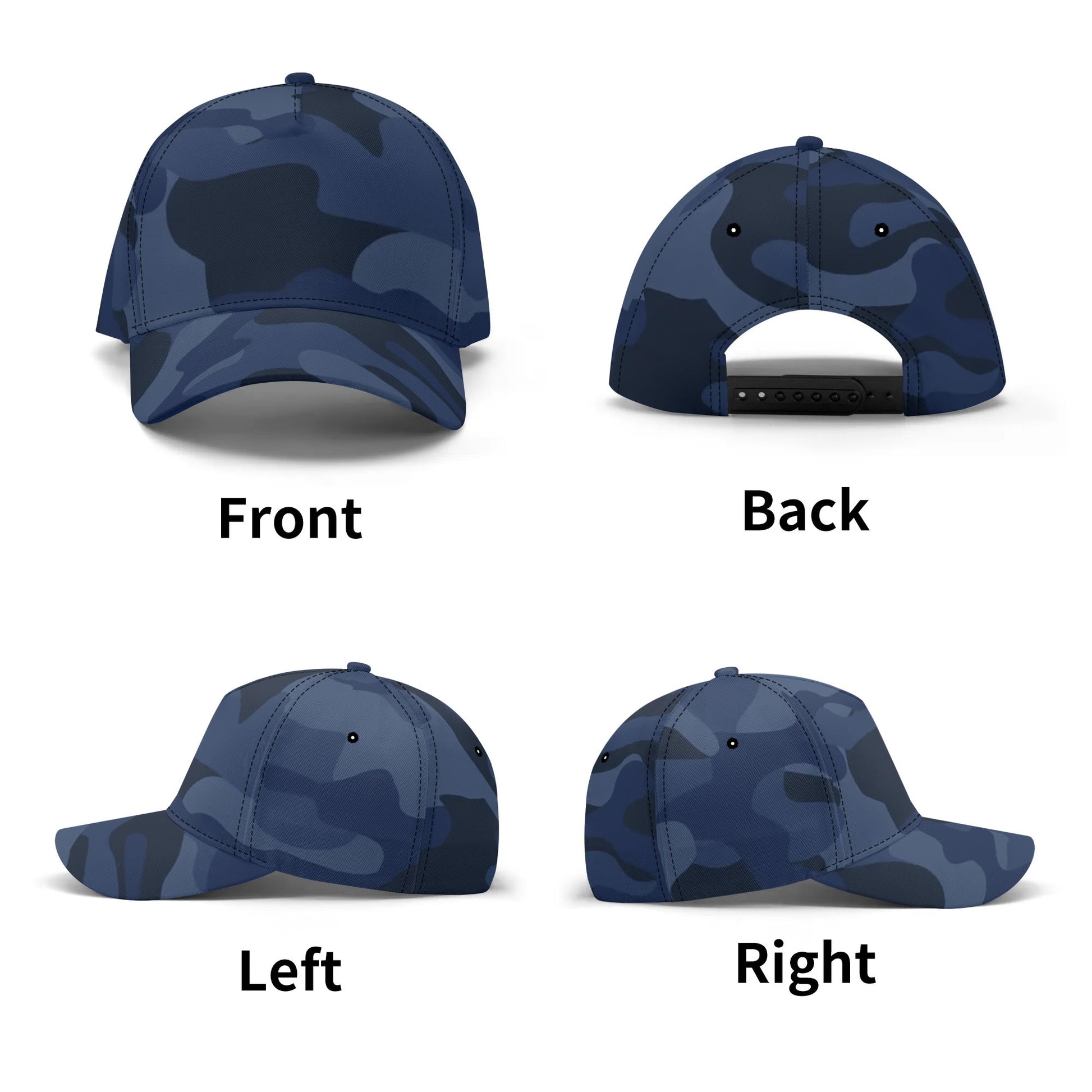 Camo Baseball Cap | Deep Blue Camouflage