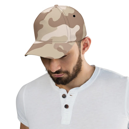 Camo Baseball Cap | Desert Brown Camouflage