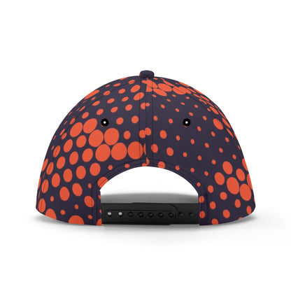 Camo Baseball Cap | Orange & Blue Digital Camouflage