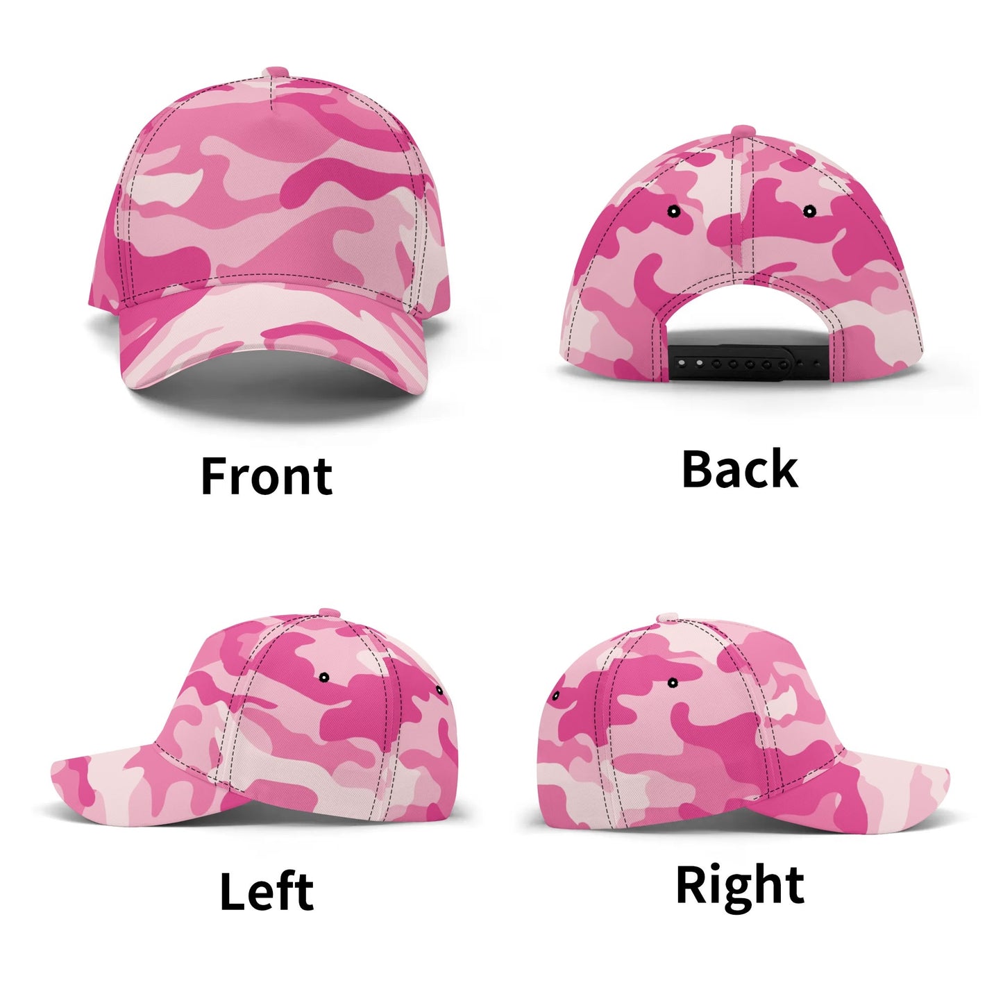 Camo Baseball Cap | Lavender Pink Camouflage