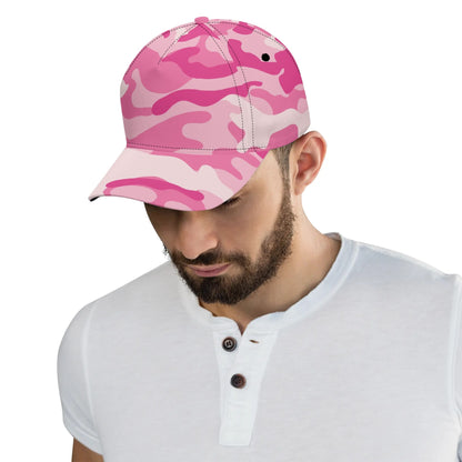 Camo Baseball Cap | Lavender Pink Camouflage