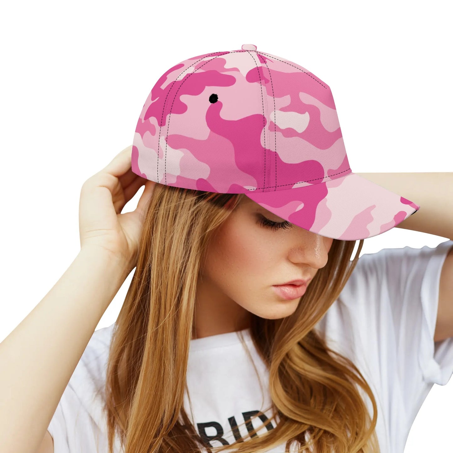 Camo Baseball Cap | Lavender Pink Camouflage