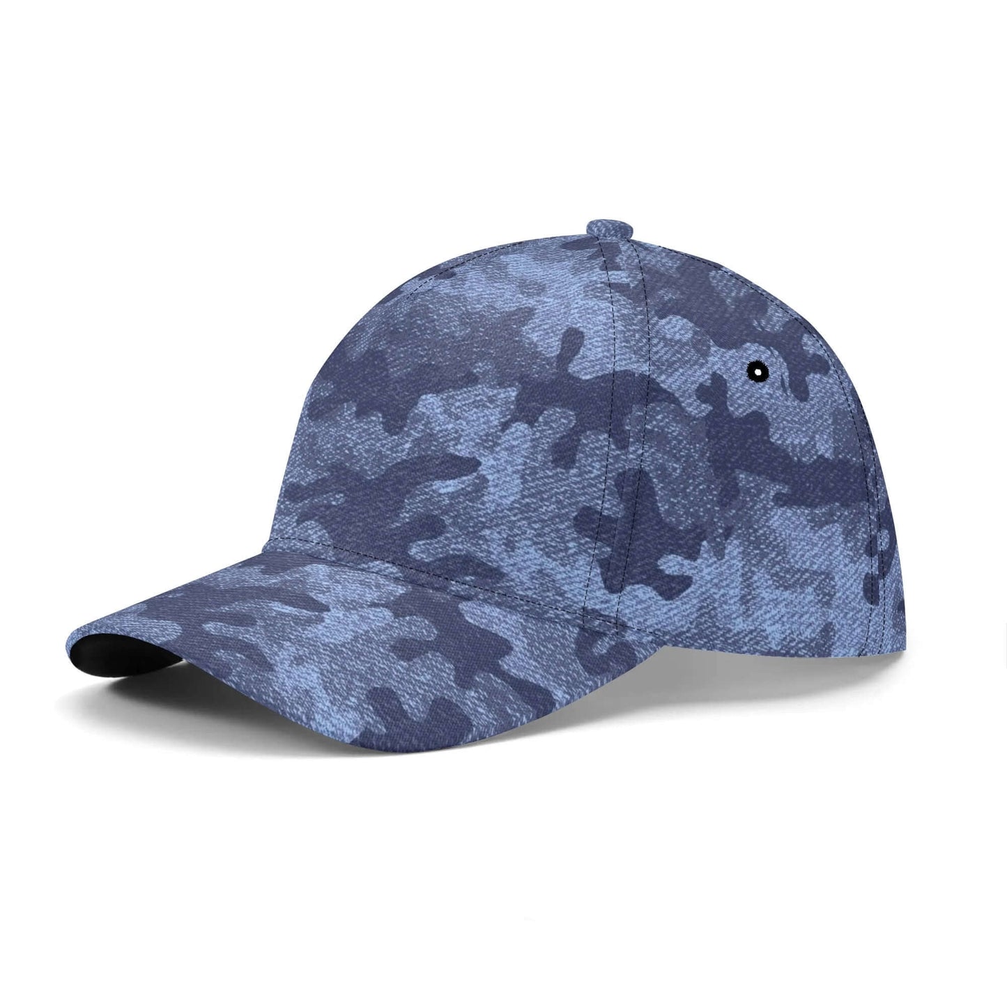 Camo Baseball Cap | Denim Blue Camouflage