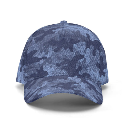 Camo Baseball Cap | Denim Blue Camouflage