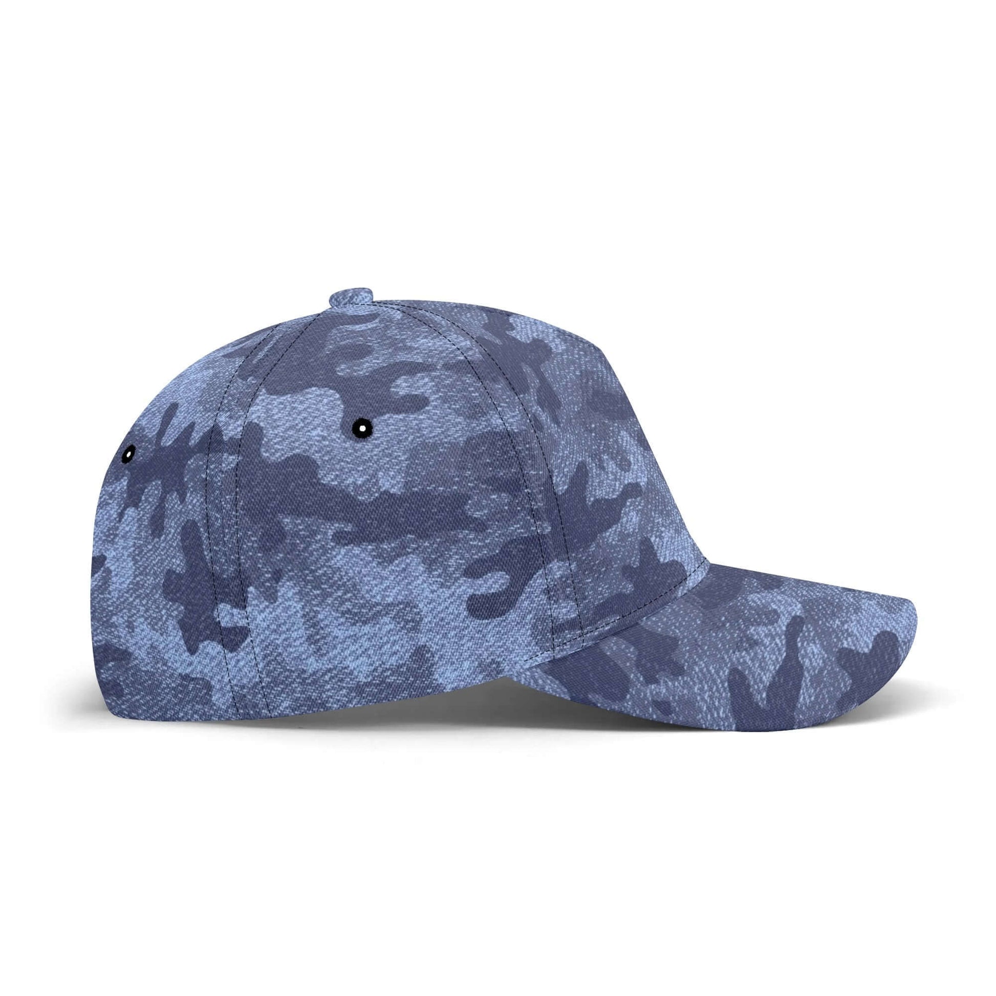 Camo Baseball Cap | Denim Blue Camouflage