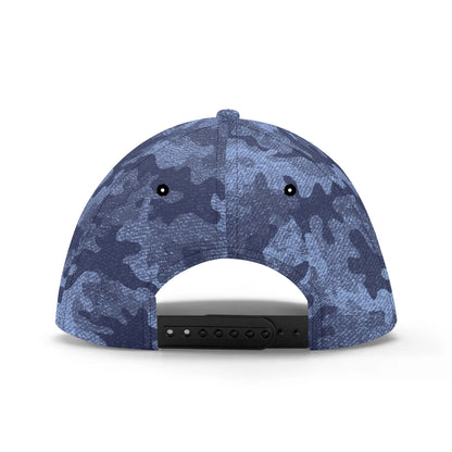 Camo Baseball Cap | Denim Blue Camouflage