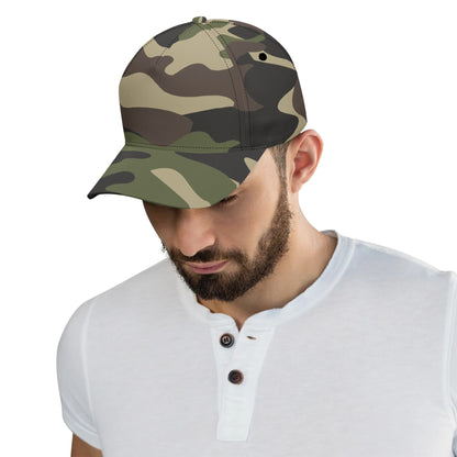 Camo Baseball Cap | Classic Green Camouflage