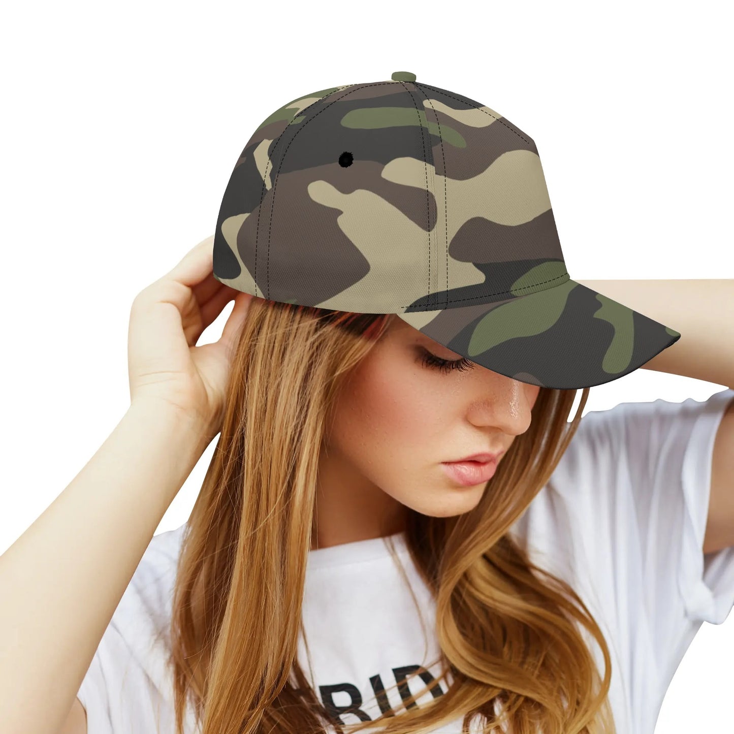 Camo Baseball Cap | Classic Green Camouflage