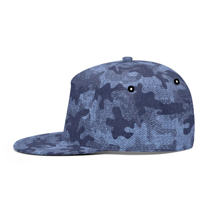 Camo Snapback | Denim Blue Camouflage