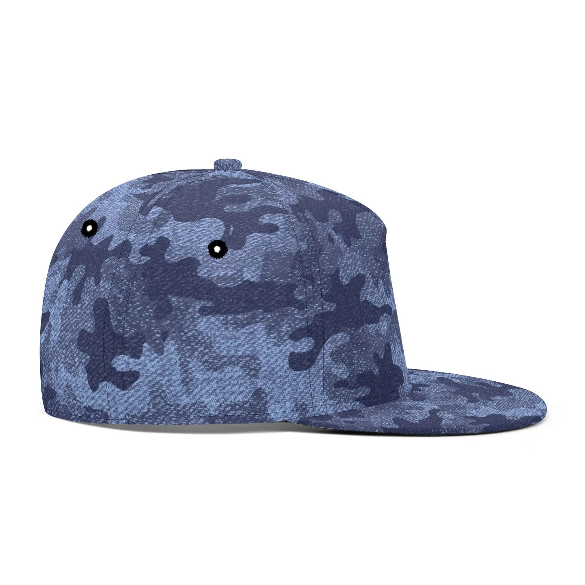 Camo Snapback | Denim Blue Camouflage