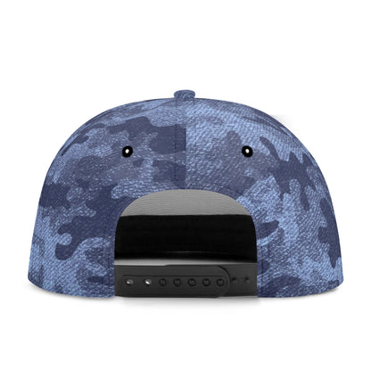 Camo Snapback | Denim Blue Camouflage