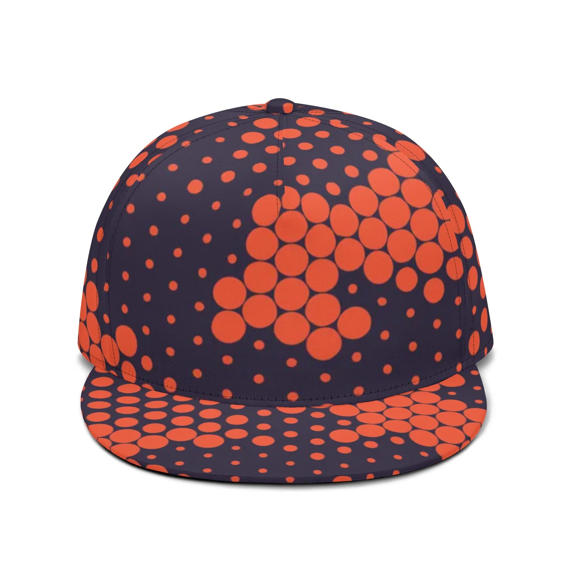 Camo Snapback | Orange & Blue Digital Camouflage