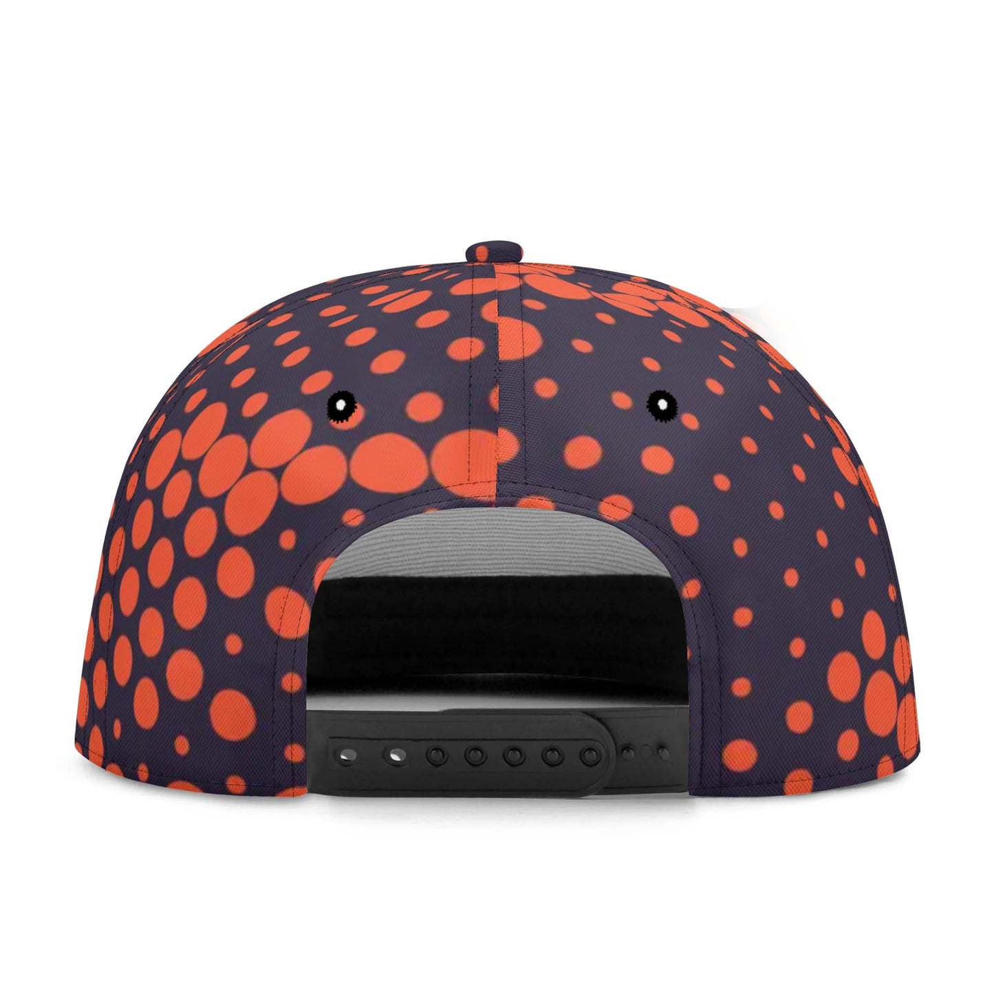 Camo Snapback | Orange & Blue Digital Camouflage