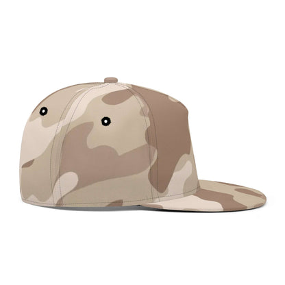 Camo Snapback | Desert Brown Camouflage