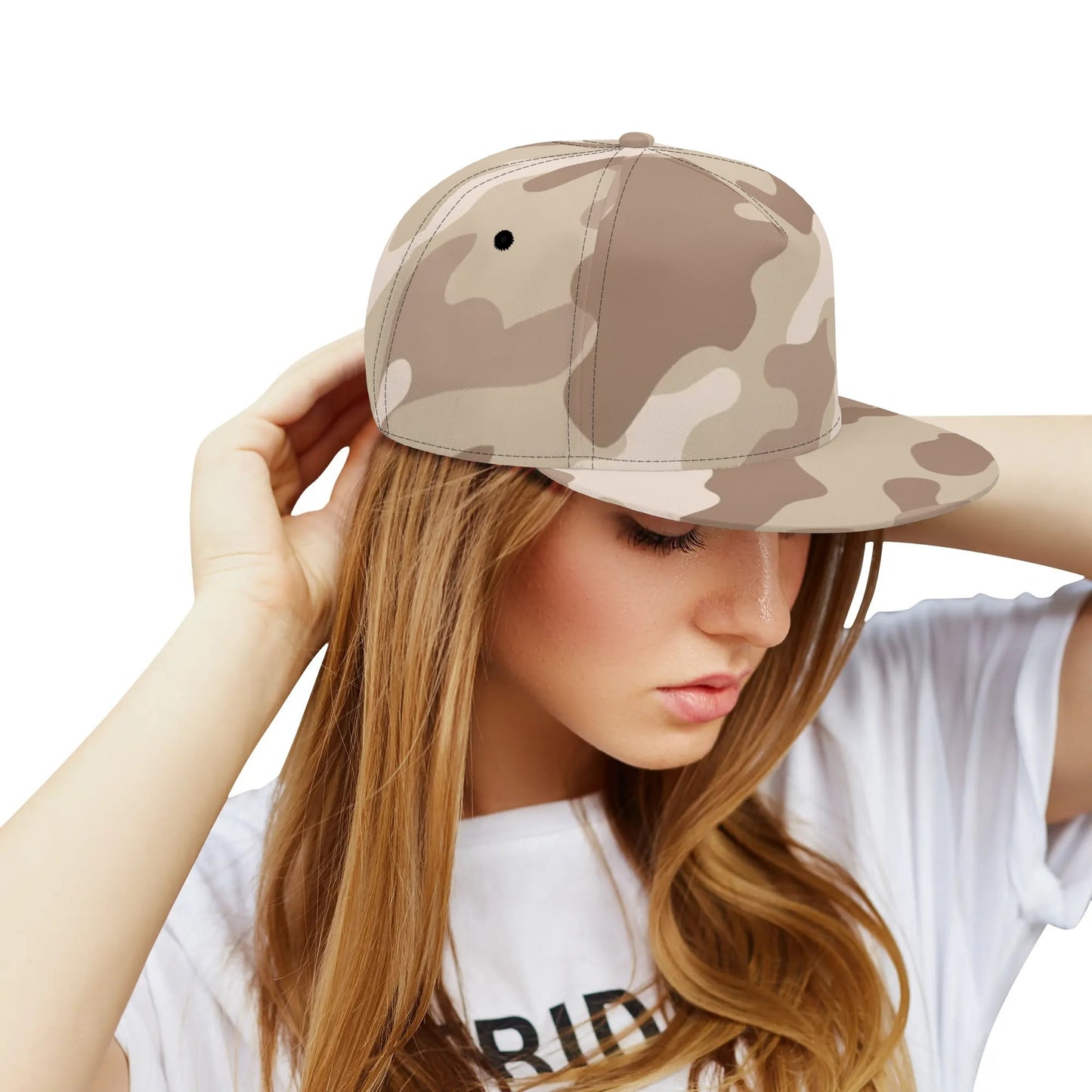 Camo Snapback | Desert Brown Camouflage