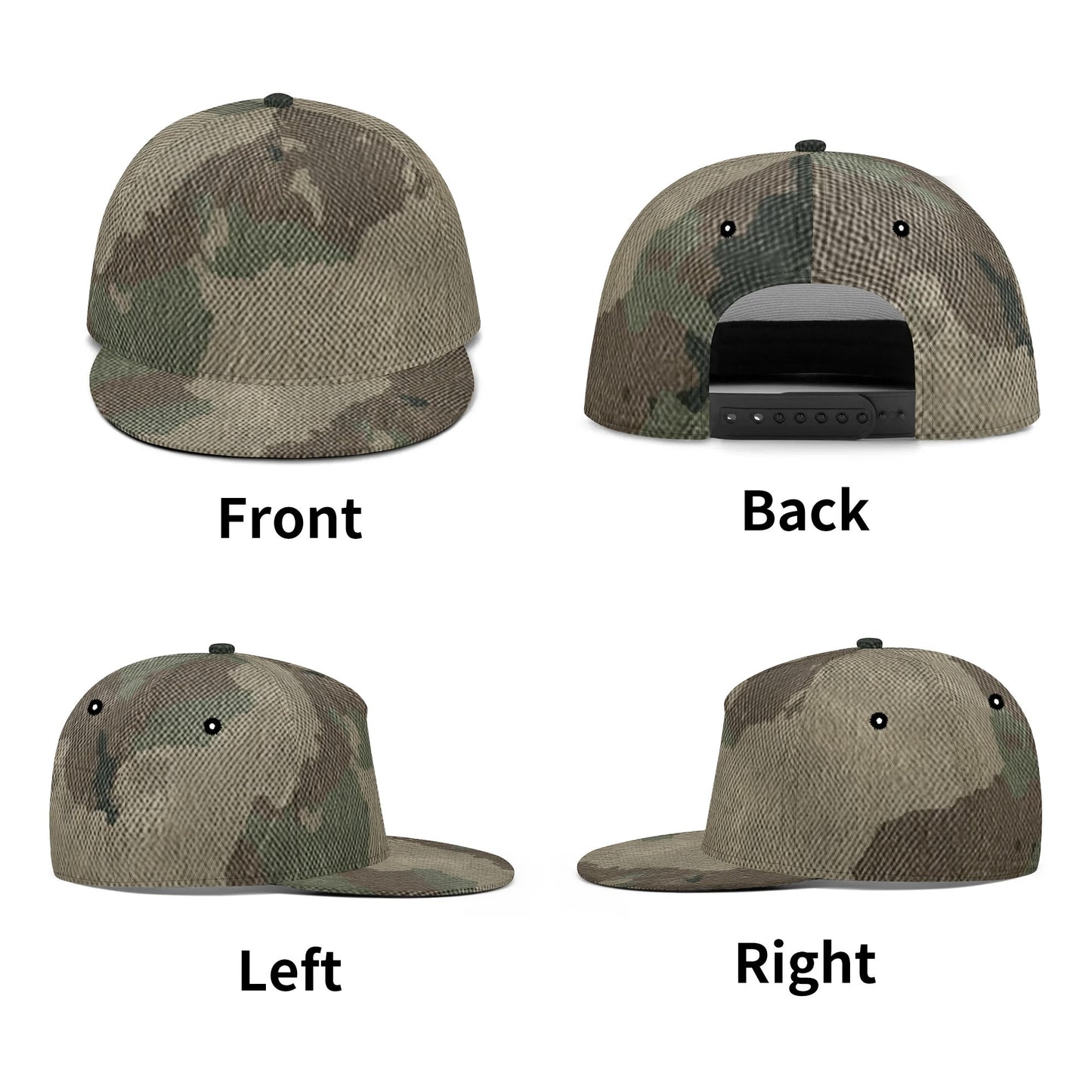 Camo Snapback | Dirty Old Brown Camouflage