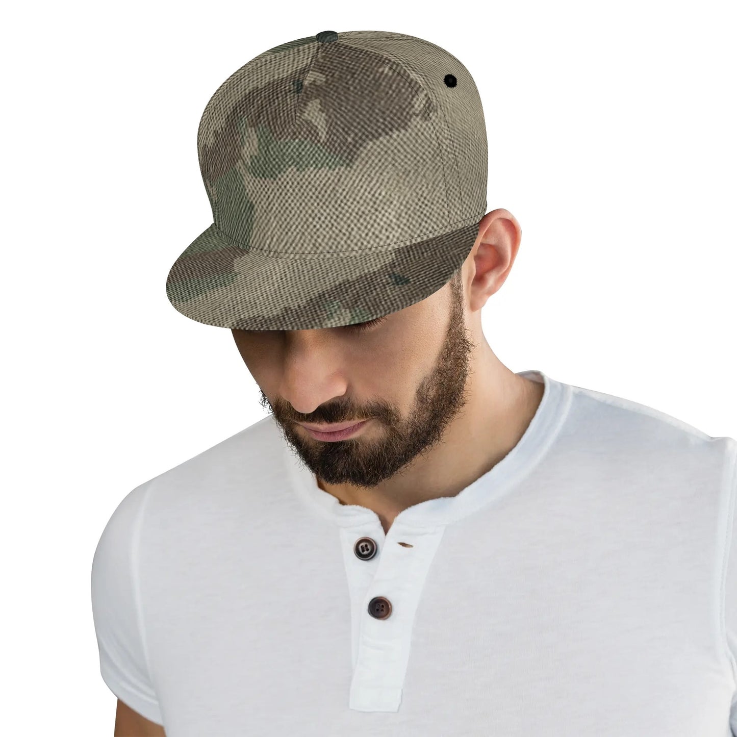 Camo Snapback | Dirty Old Brown Camouflage