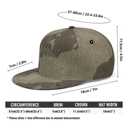 Camo Snapback | Dirty Old Brown Camouflage