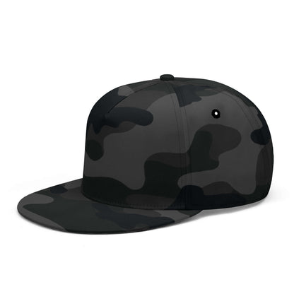 Camo Snapback | Black Camouflage