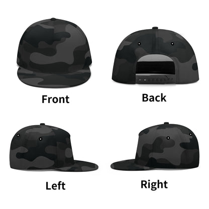 Camo Snapback | Black Camouflage