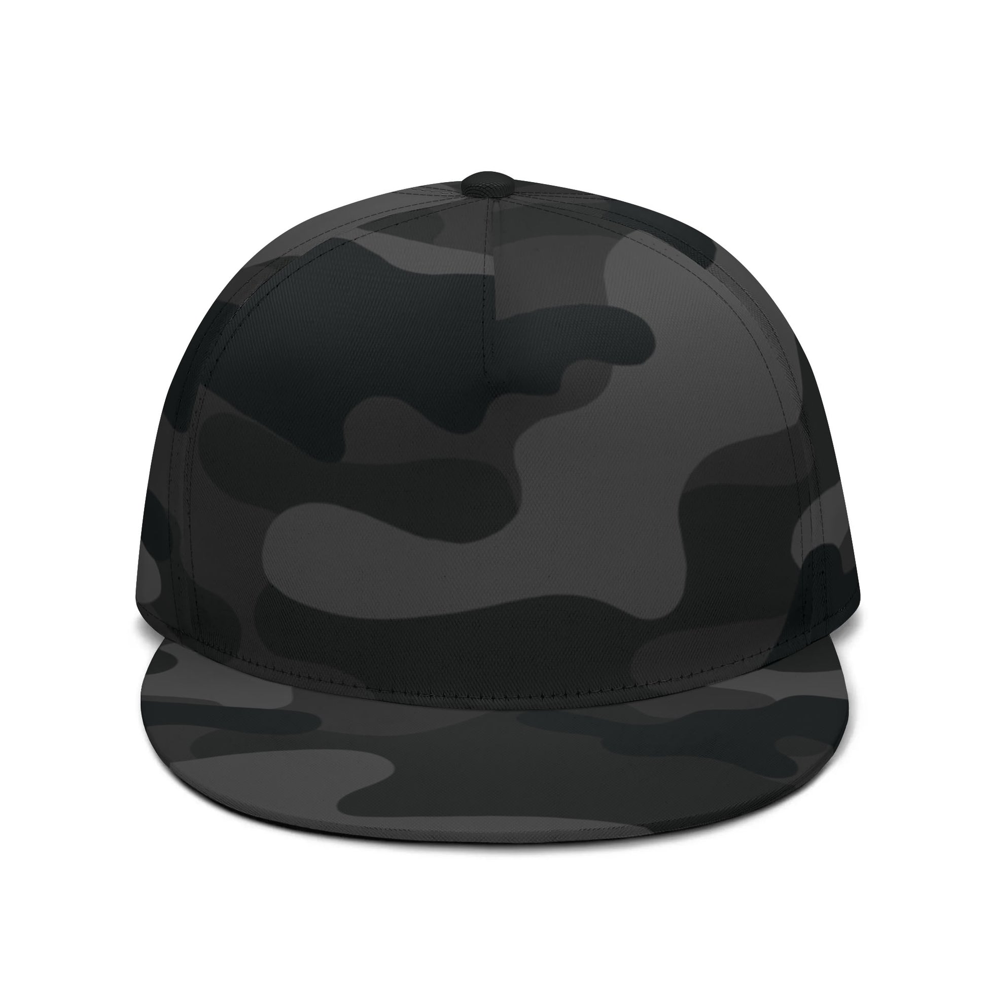 Camo Snapback | Black Camouflage