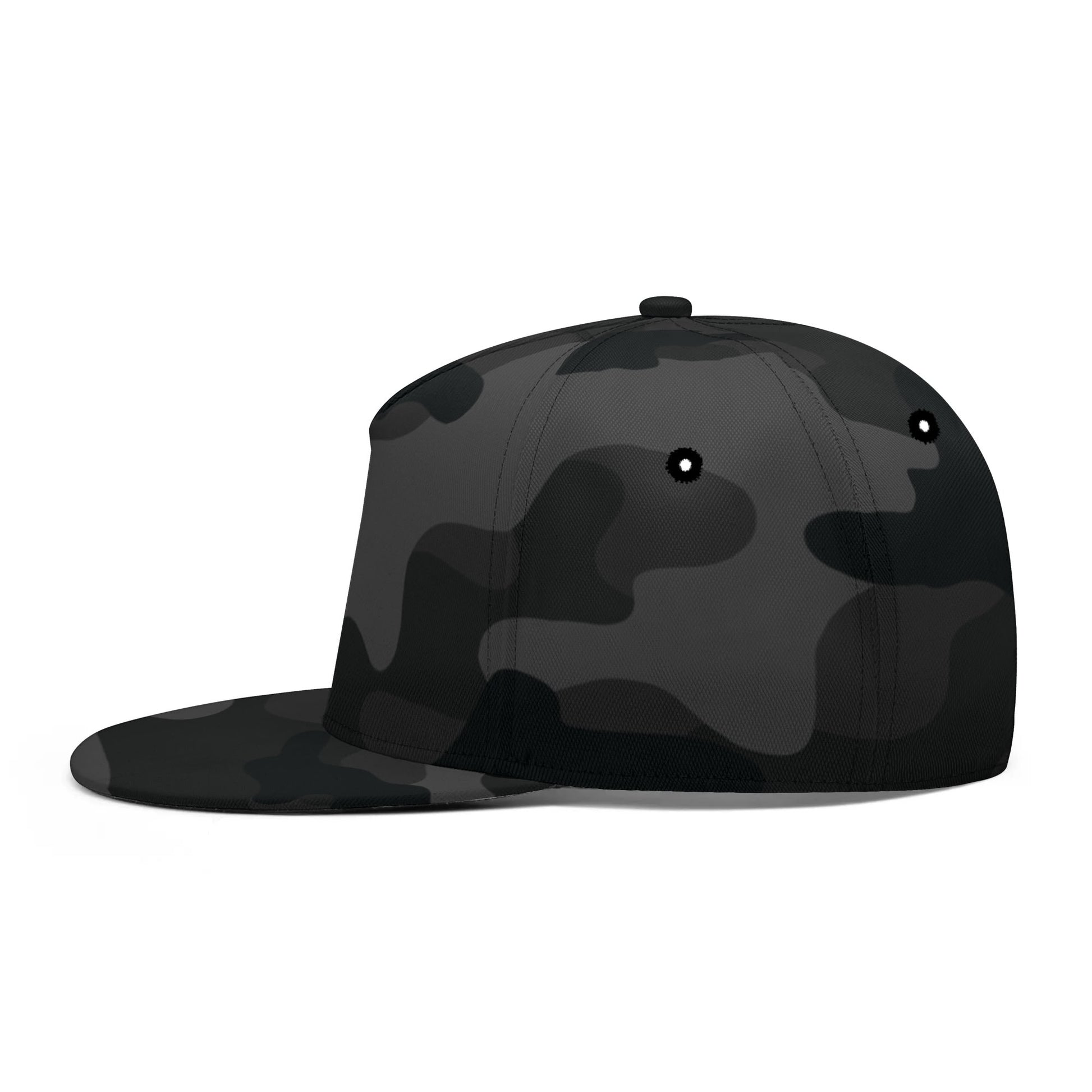 Camo Snapback | Black Camouflage