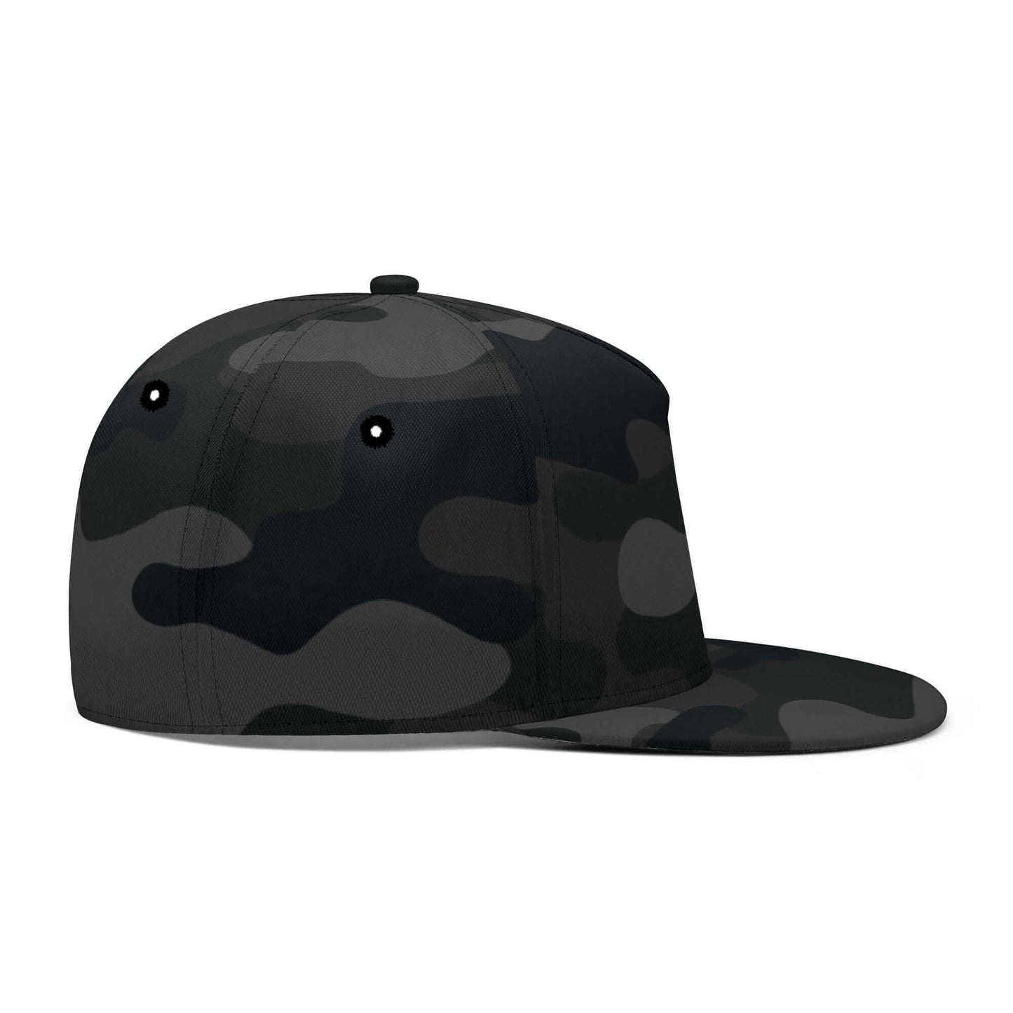 Camo Snapback | Black Camouflage