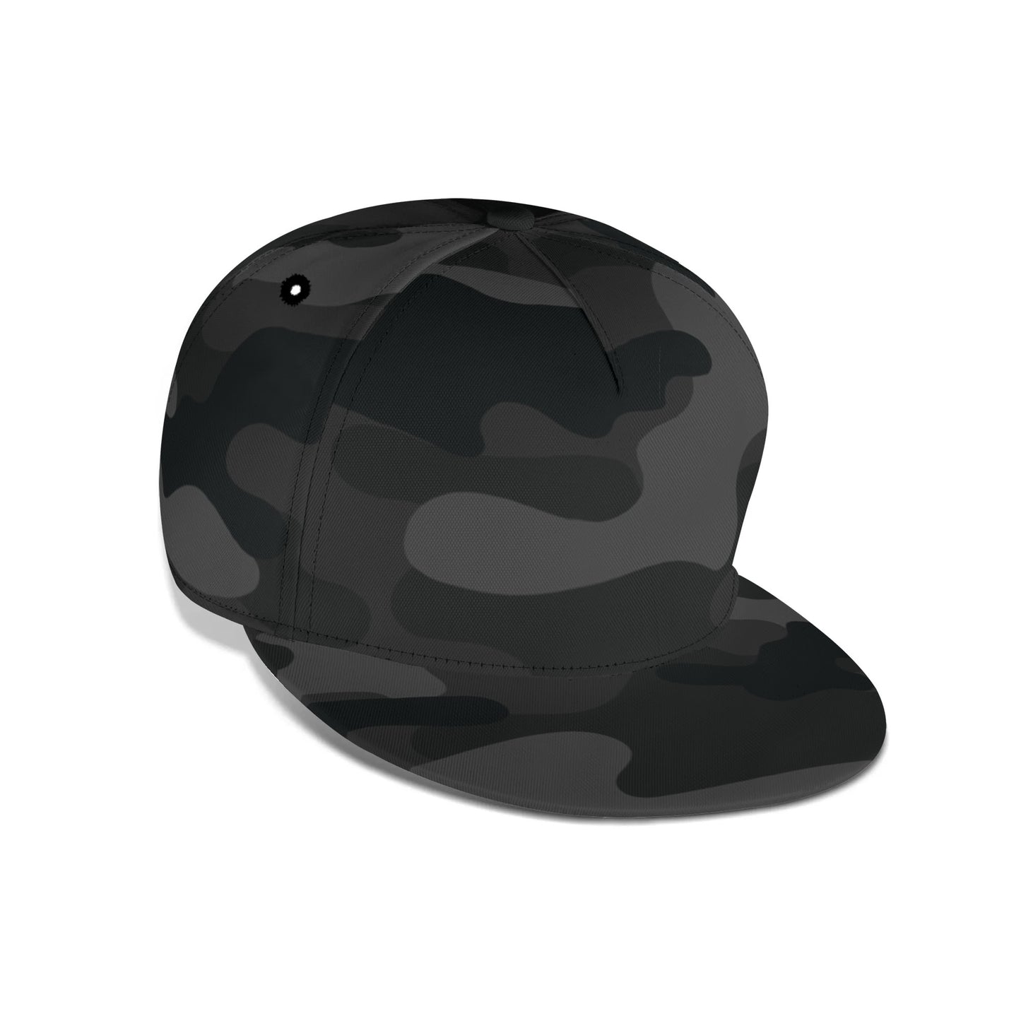 Camo Snapback | Black Camouflage