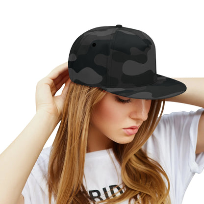 Camo Snapback | Black Camouflage