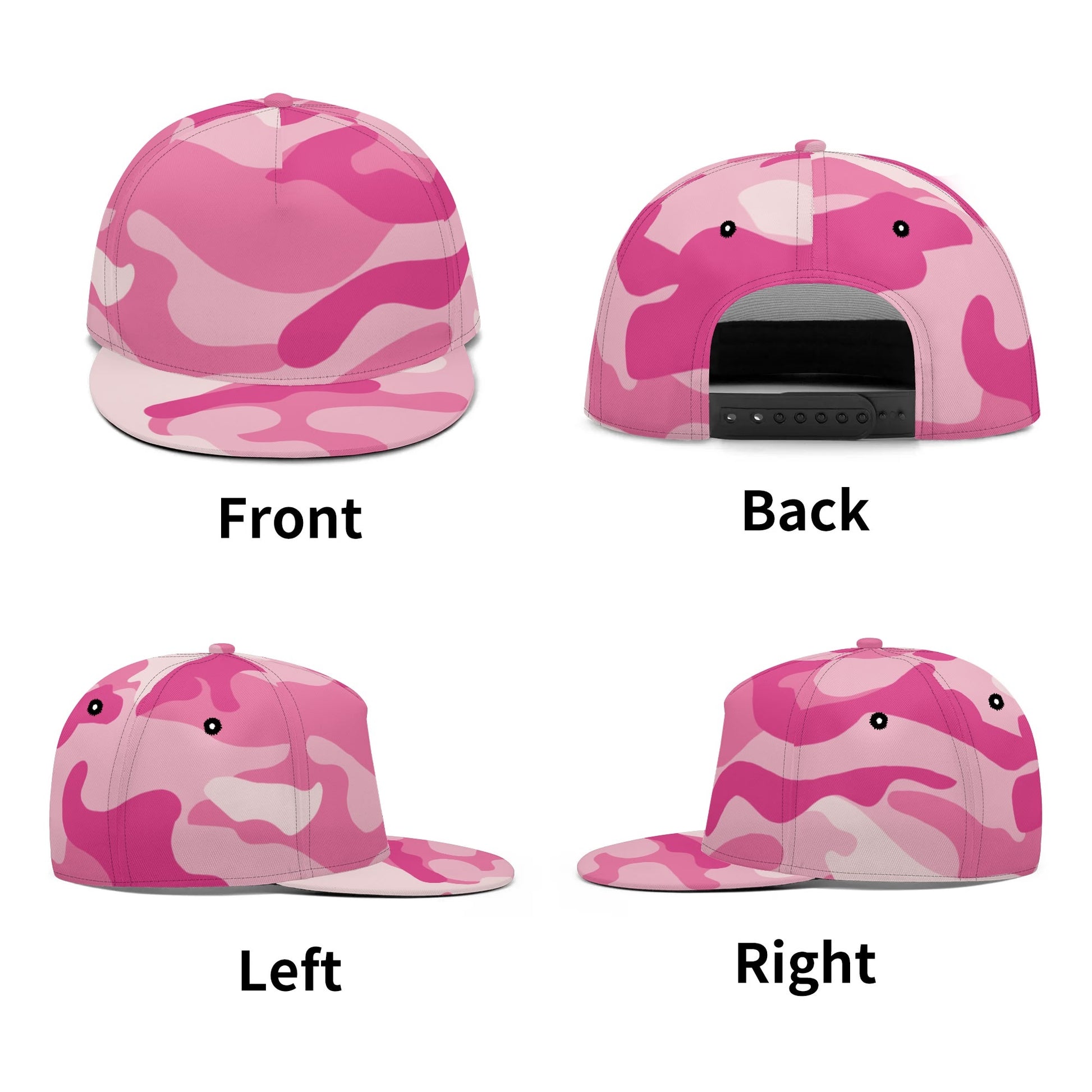 Camo Snapback | Lavender Pink Camouflage