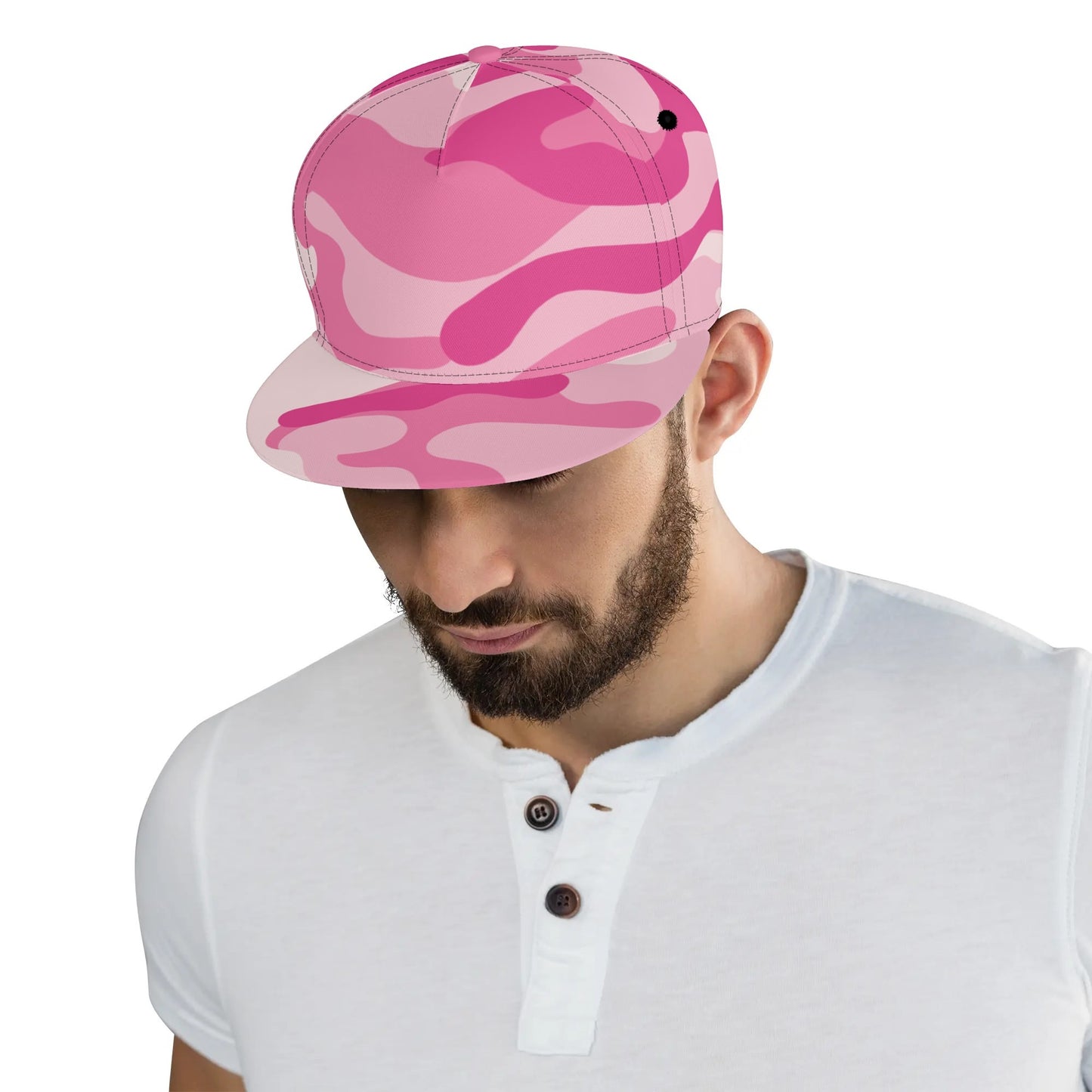 Camo Snapback | Lavender Pink Camouflage