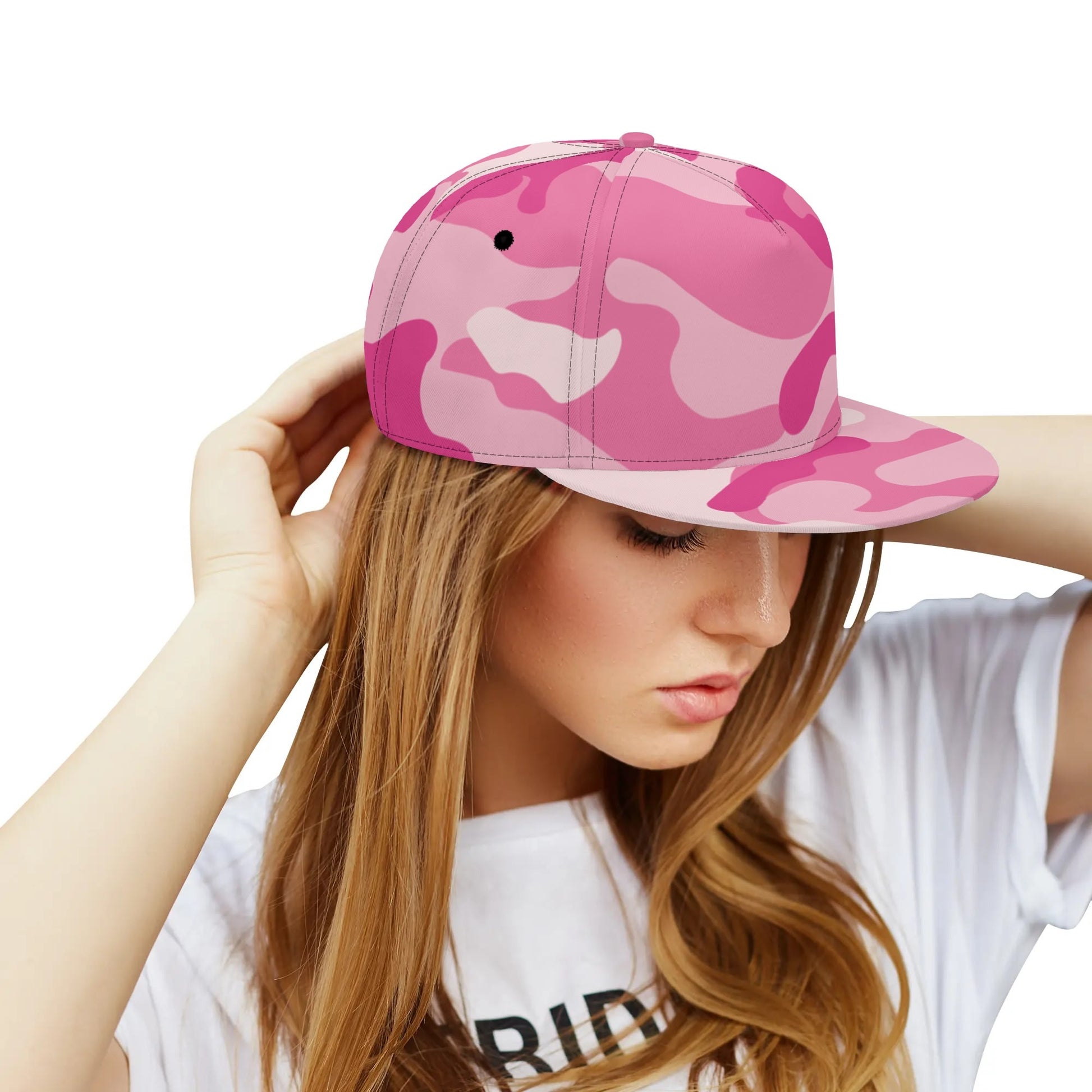 Camo Snapback | Lavender Pink Camouflage