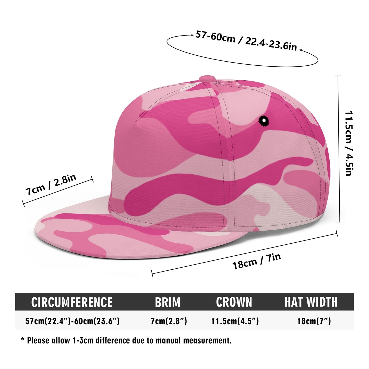 Camo Snapback | Lavender Pink Camouflage