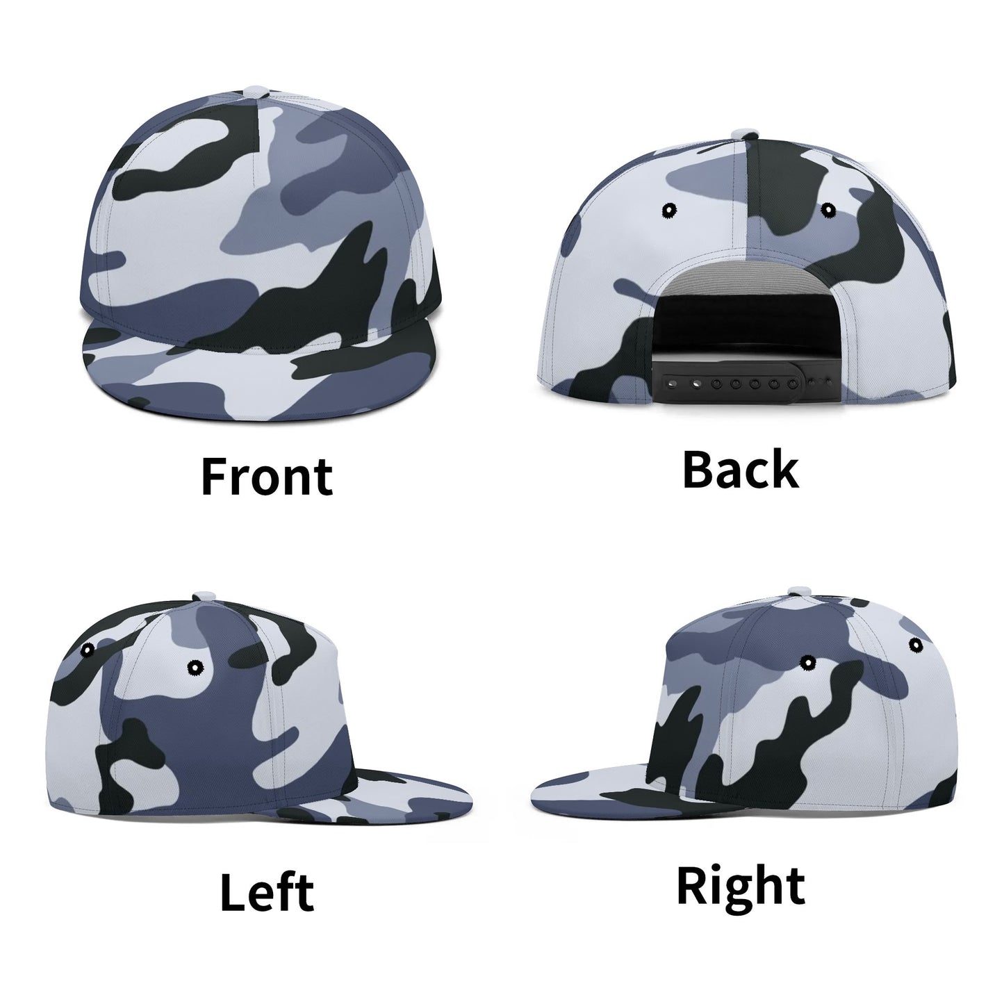 Camo Snapback | Light Blue Camouflage