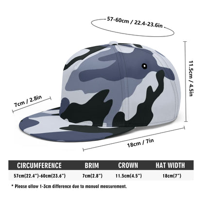 Camo Snapback | Light Blue Camouflage