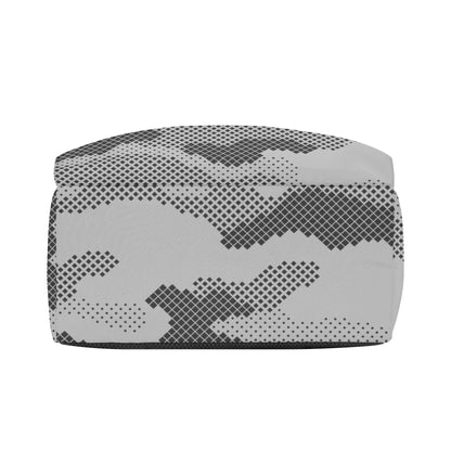 Camo Backpack | Black & White Digital Dotted