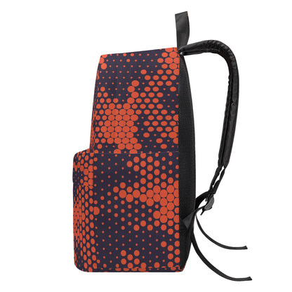 Camo Backpack | Orange & Blue Digital Camouflage