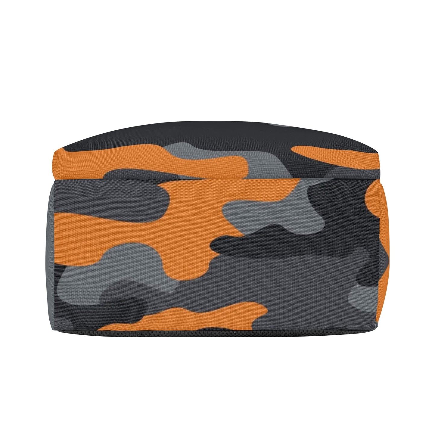 Camo Backpack | Orange, Gray & Black Camouflage