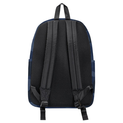 Camo Backpack | Deep Blue Camouflage