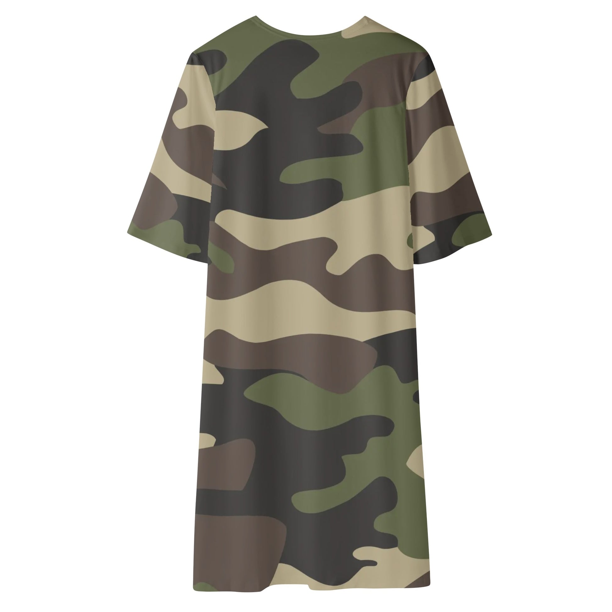 Camo Kimono | Classic Green Camouflage Half Sleeve