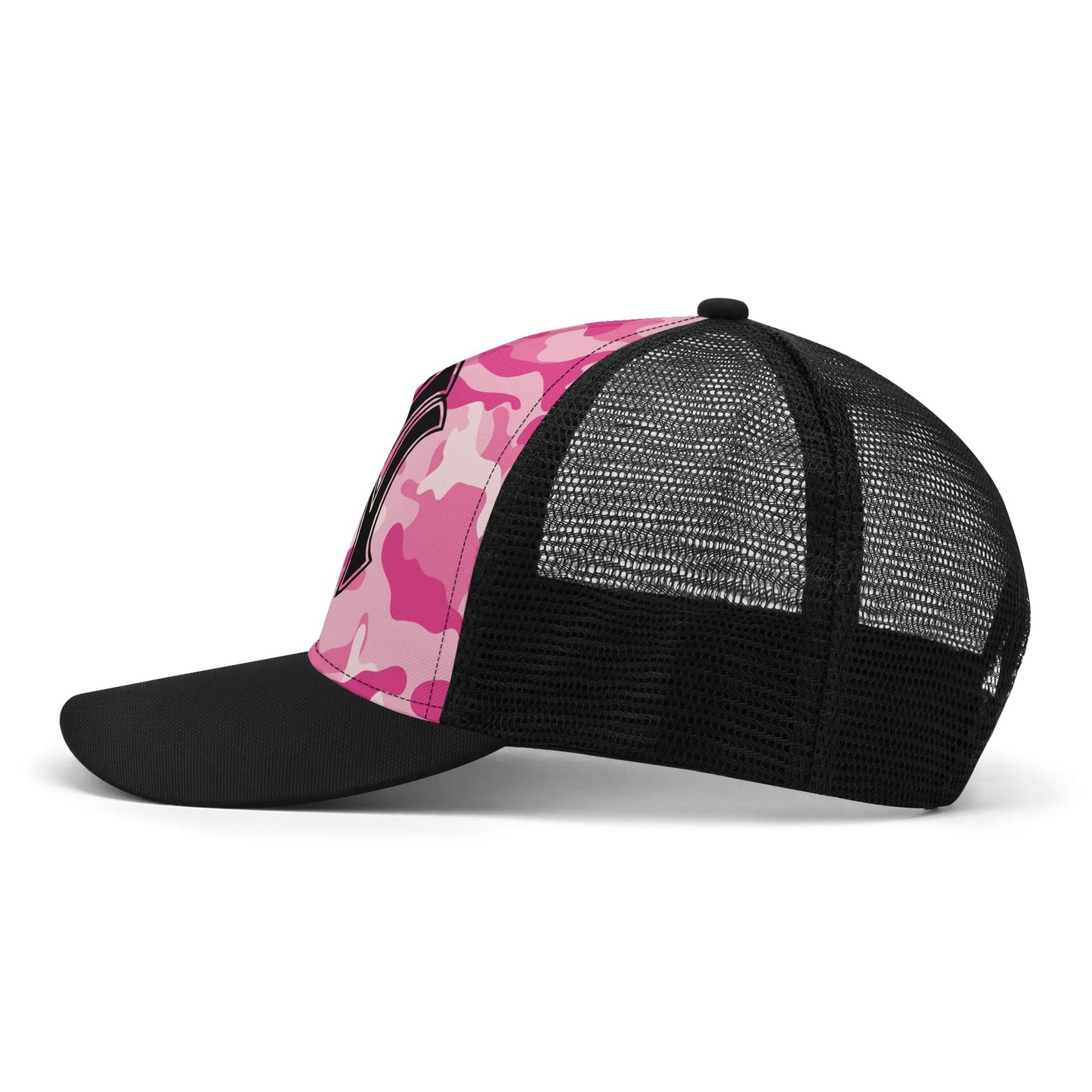 NY Camo Hat | Lavender Pink Mesh Trucker Cap