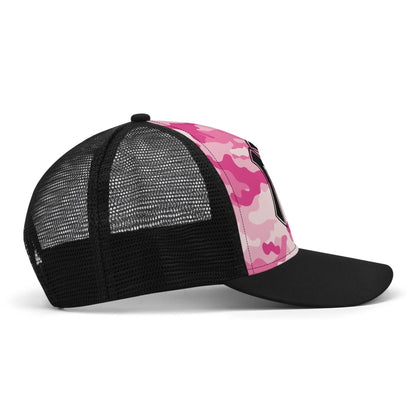 NY Camo Hat | Lavender Pink Mesh Trucker Cap