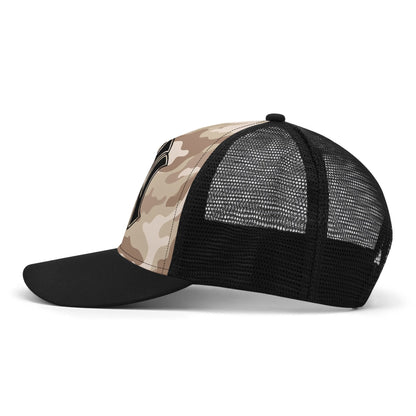 NY Camo Hat | Desert Brown Mesh Trucker Cap