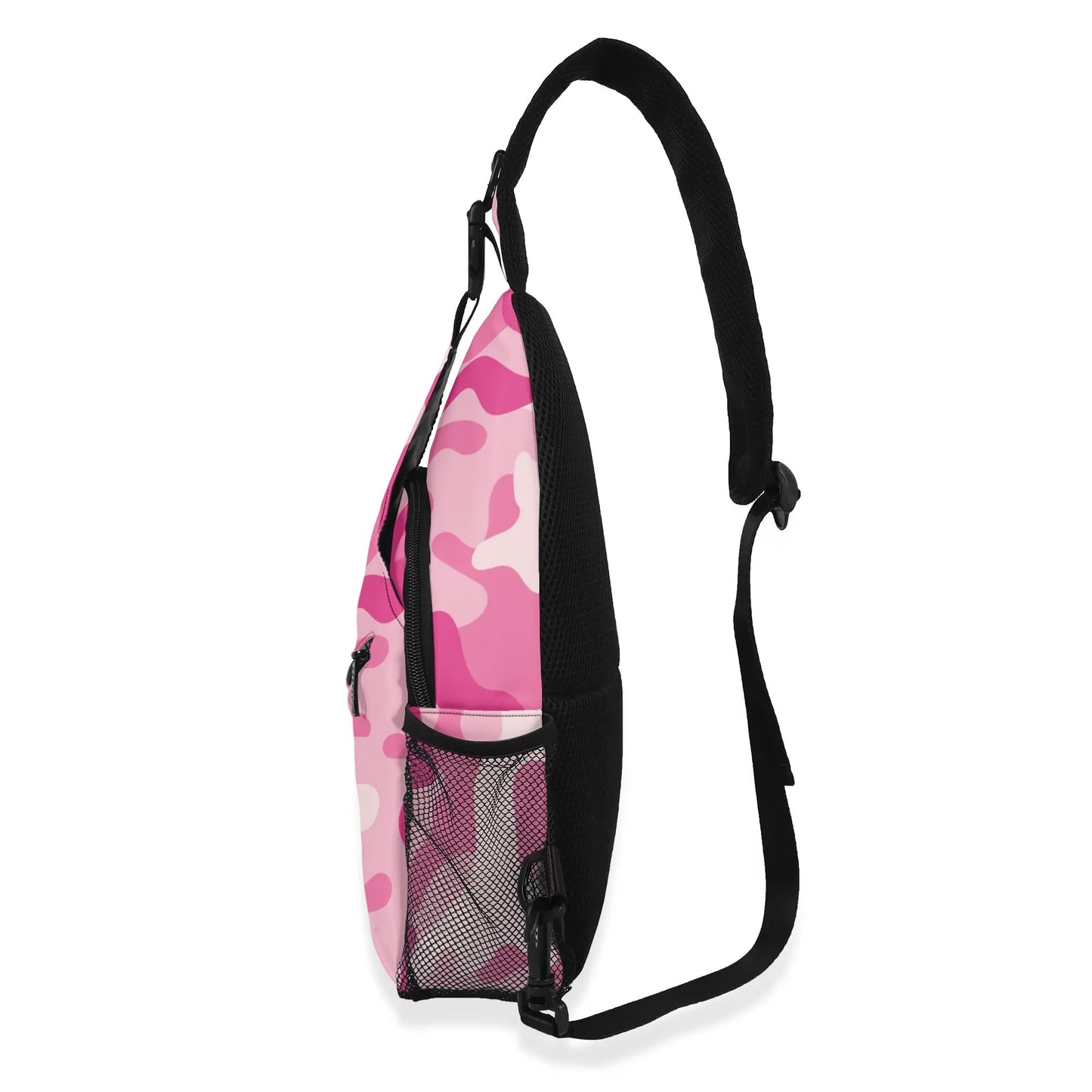 Camo Bag | Lavender Pink Camouflage | Chest Crossbody