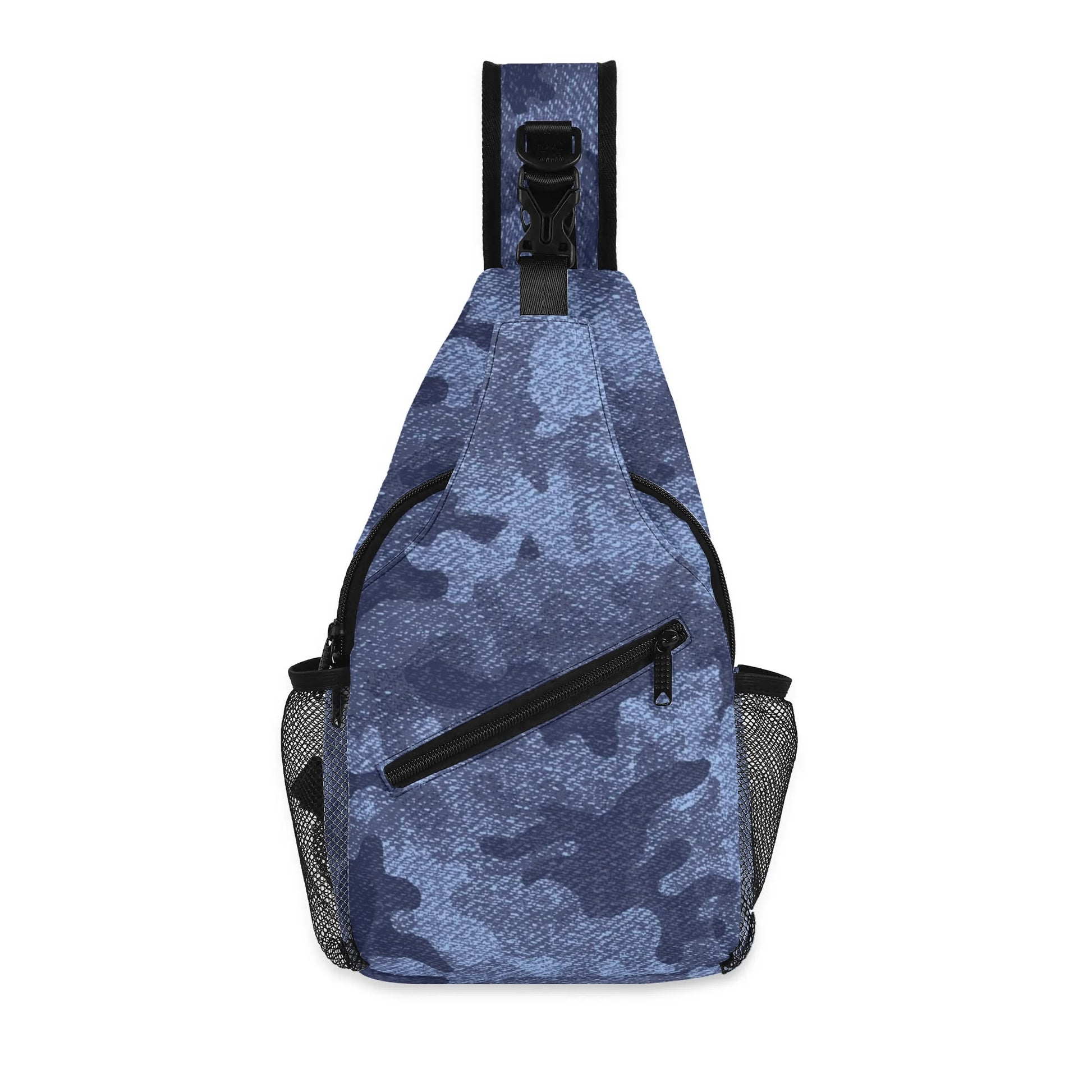 Camo Bag | Denim Blue Camouflage | Chest Crossbody