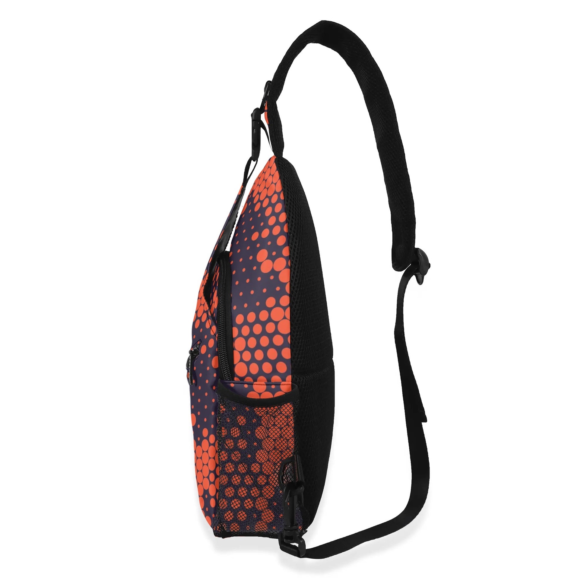 Camo Bag | Orange & Blue Digital Camouflage | Chest Crossbody