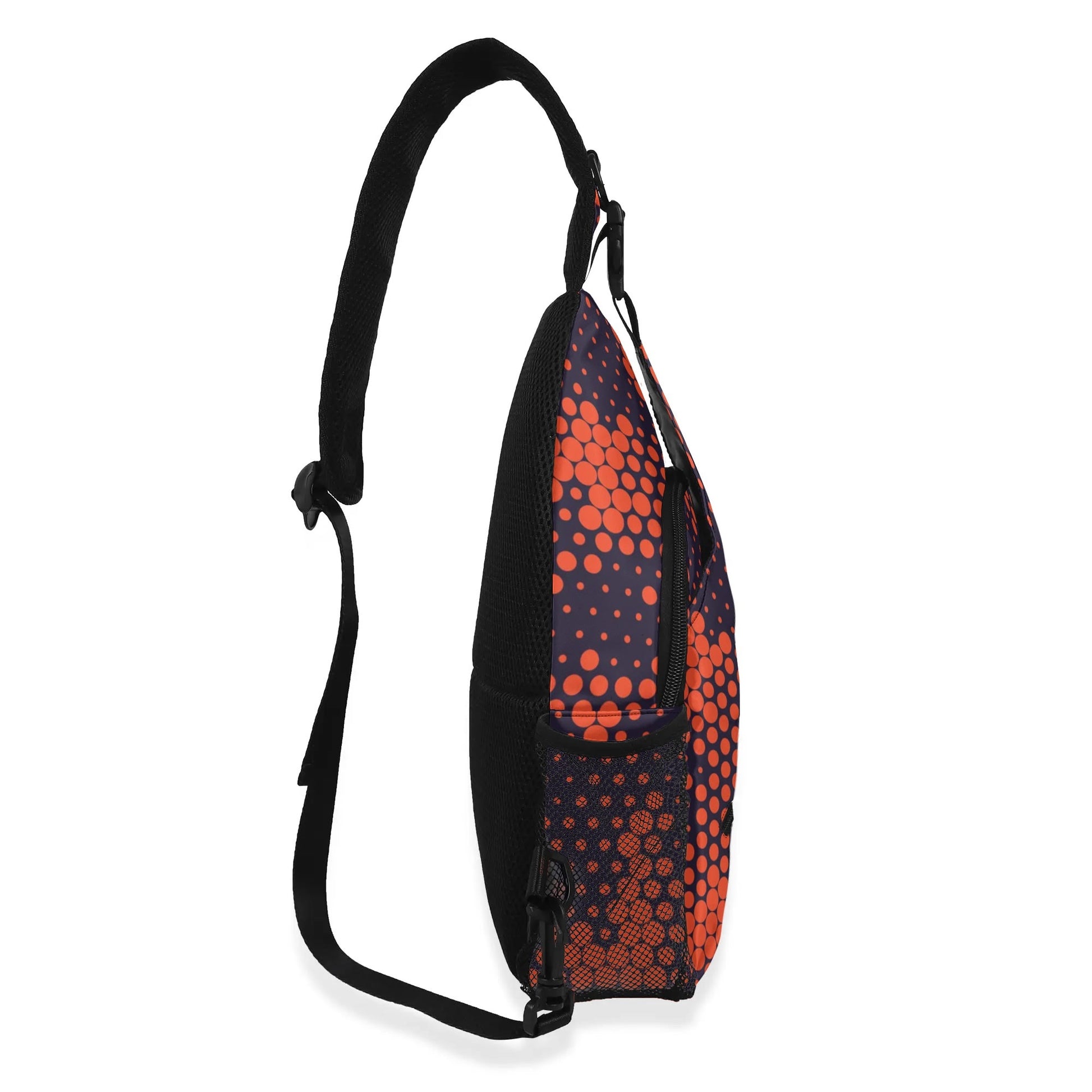 Camo Bag | Orange & Blue Digital Camouflage | Chest Crossbody