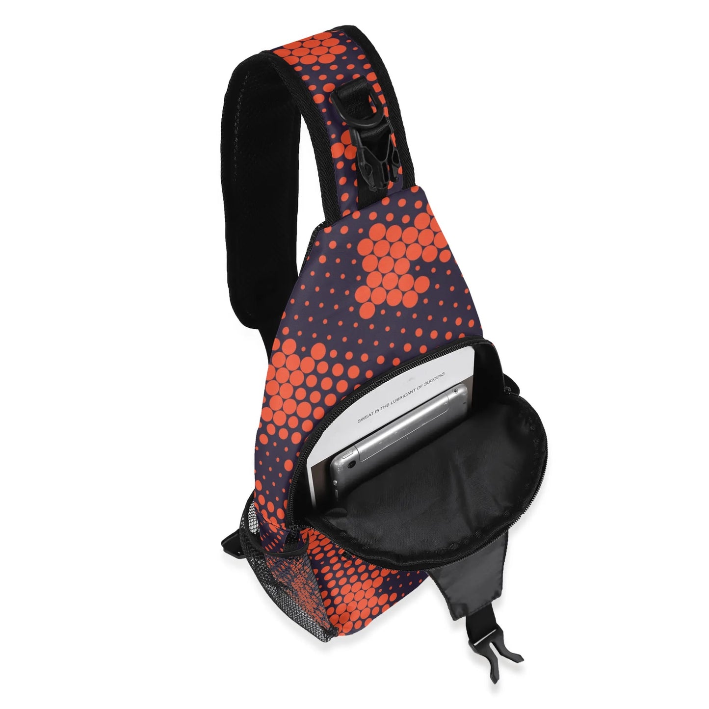 Camo Bag | Orange & Blue Digital Camouflage | Chest Crossbody