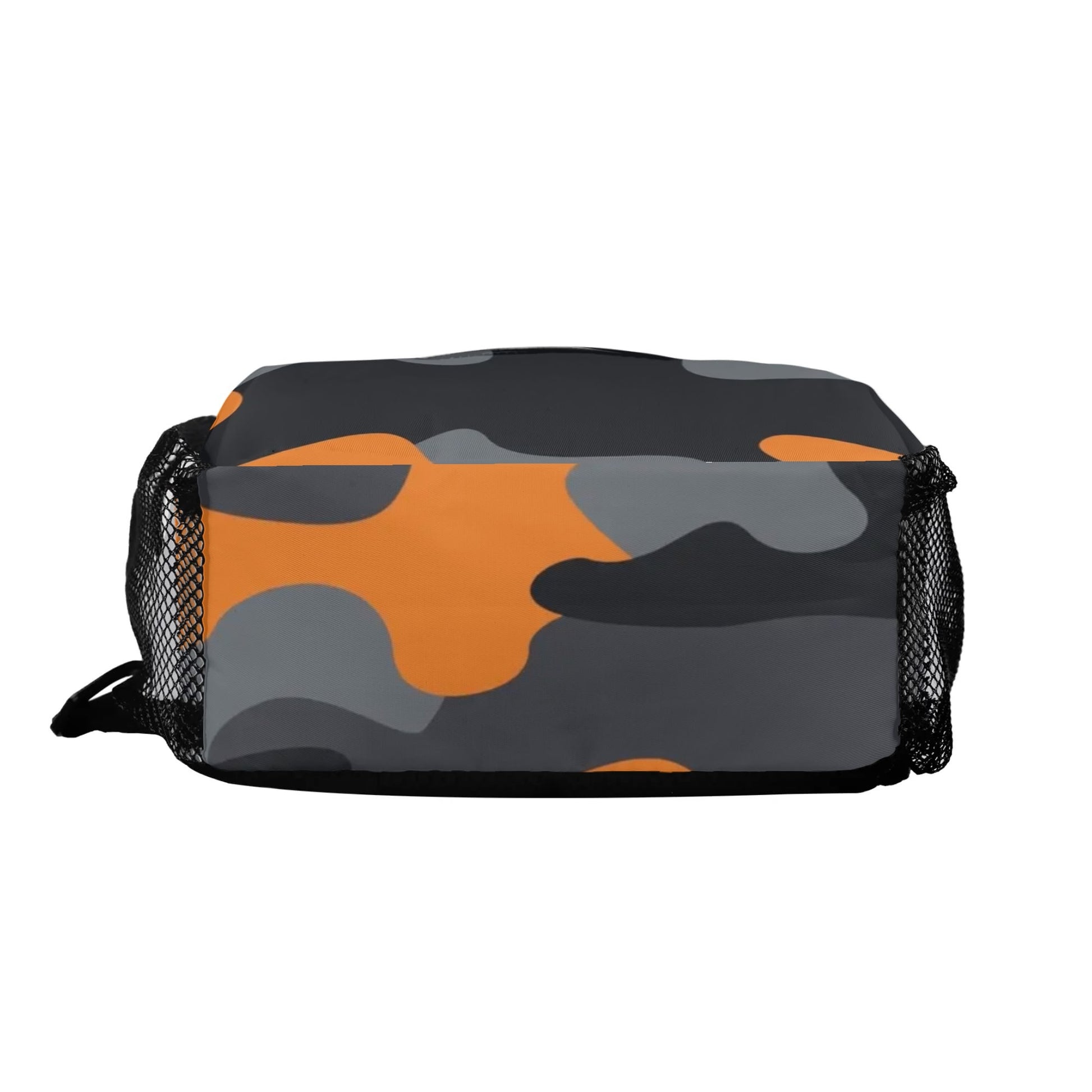 Camo Bag | Orange, Black & Gray Camouflage | Chest Crossbody