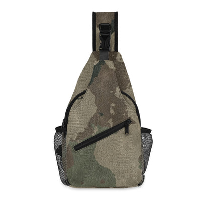 Camo Bag | Dirty Old Brown Camouflage | Chest Crossbody